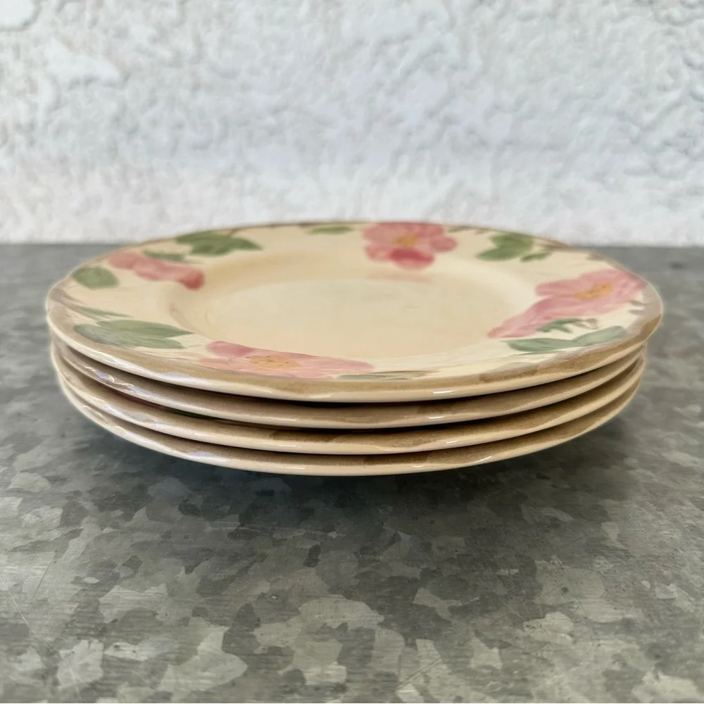 SET of 2 VTG Franciscan‎ Desert Rose dinner plates 10.75 ENGLAND